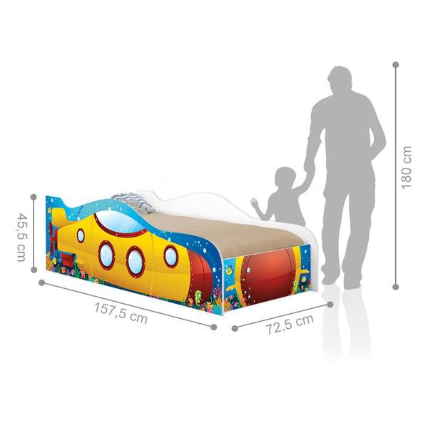 Cama Barquinho Joy Azul Infantil - Mais de Casa Imagem de Cama Barquinho Joy Azul Infantil