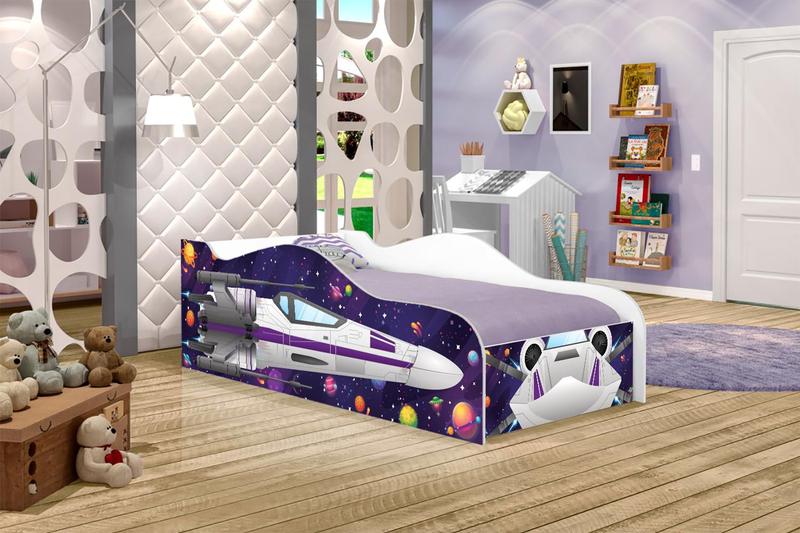 Imagem de Cama Barquinho Joy Azul Infantil