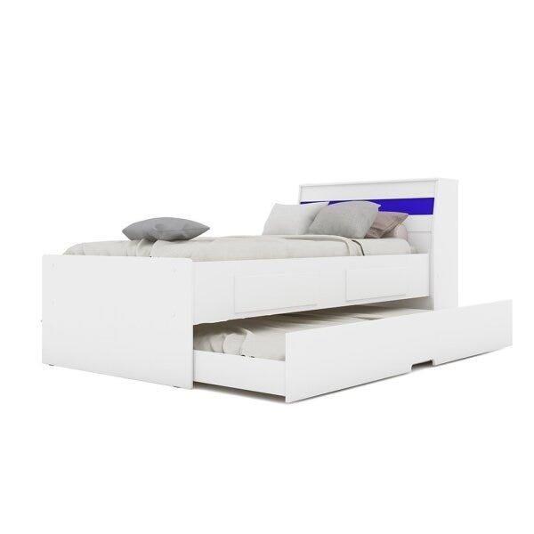 Imagem de Cama Bibox Teen Gelius Móveis Branco Acetinado