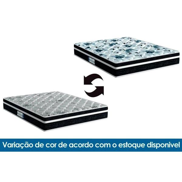 Imagem de Cama Box Baú Casal: Colchão Anatômico Probel Colchão D45 / ProDormir Advanced Tech2000 Plus Black + Base CRC Suede Black(138x188)