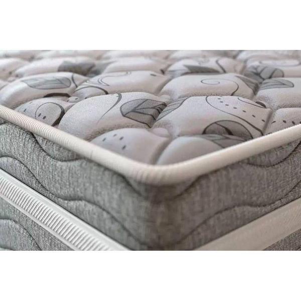 Imagem de Cama Box Baú Casal: Colchão Molas MasterPocket Ensacadas Probel   ProDormir Evolution + Base CRC Suede Black(138x188)