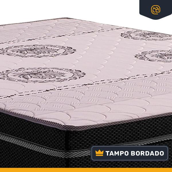 Imagem de Cama Box Baú com Colchão Pillow In Orthoplus Casal 138x188x25cm