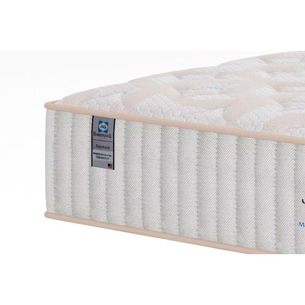 Imagem de Cama Box Baú King: Colchão Molas Sealy MasterPocket Ensacadas Miami + Base CRC Courano White(193x203)