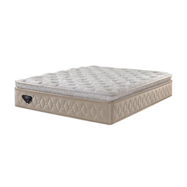 Imagem de Cama Box Báu Meio Casal + Colchão Ecoflex Lush Molas Ensacadas 120x198x78