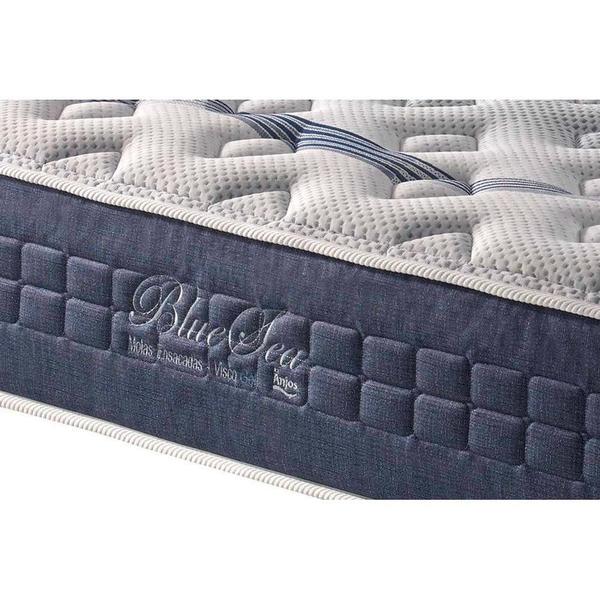 Cama Box Baú Solteiro: Colchão Molas Anjos MasterPocket Ensacadas Blue Sea + Base CRC Courano Branco(88x188) Imagem de Cama Box Baú Solteiro: Colchão Molas Anjos MasterPocket Ensacadas Blue Sea + Base CRC Courano Branco(88x188)