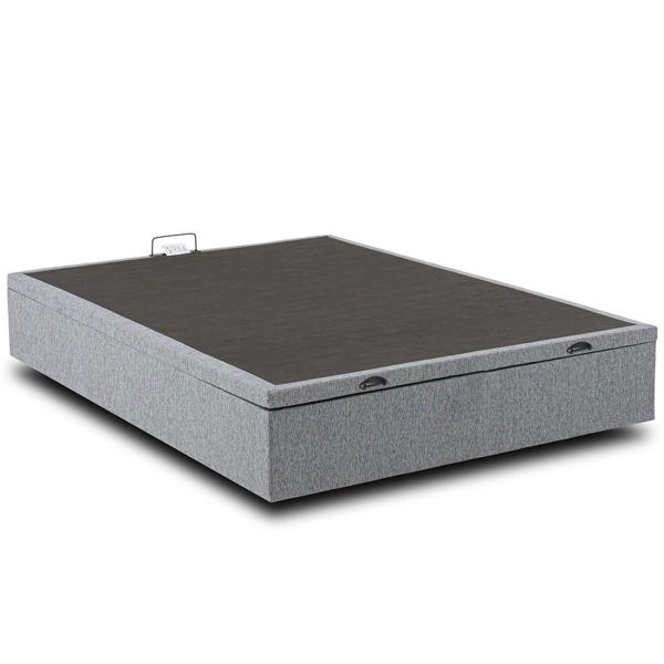 Imagem de Cama Box Baú Universal Casal Linho Gray (138x188x30) - Kappesberg