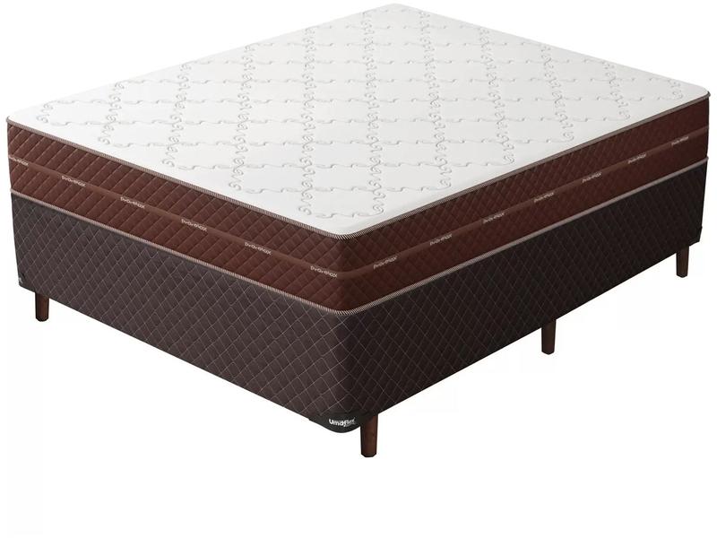 Cama Box (Box + Colchão) Casal Prorelax de Espuma - 54cm de Altura Diplomata Cama Box (Box + Colchão) Casal Prorelax de Espuma - 54cm de Altura Diplomata