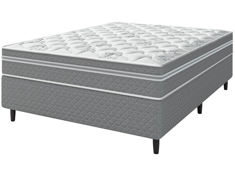 Cama Box (Box + Colchão) Casal Umaflex - de Molas Ensacadas 46cm de Altura Beta Cama Box (Box + Colchão) Casal Umaflex - de Molas Ensacadas 46cm de Altura Beta