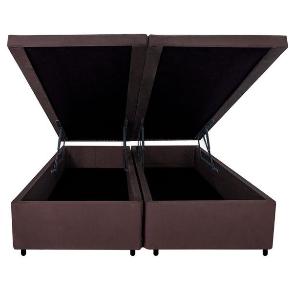 Cama Box c/ Baú King + Colchão Mola Ensacadas Ecoflex - Cama inHouse Imagem de Cama Box c/ Baú King + Colchão Mola Ensacadas Ecoflex