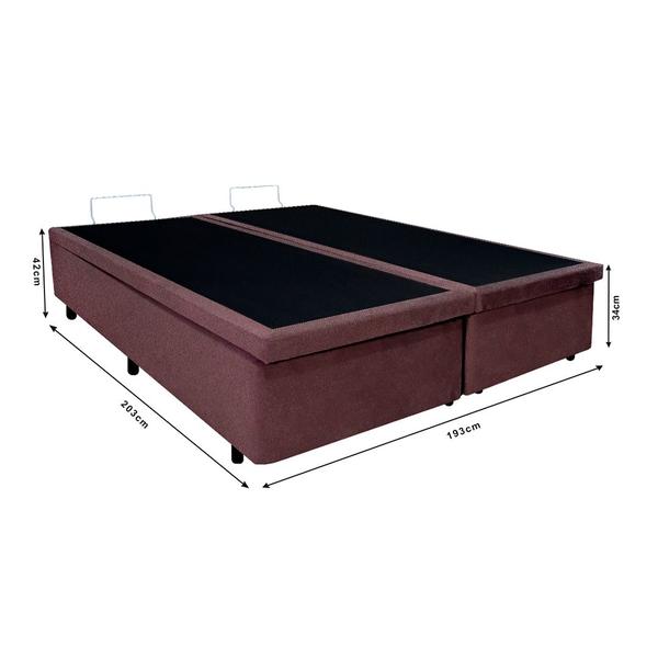 Cama Box c/ Baú King + Colchão Mola Ensacadas Ecoflex - Cama inHouse Imagem de Cama Box c/ Baú King + Colchão Mola Ensacadas Ecoflex