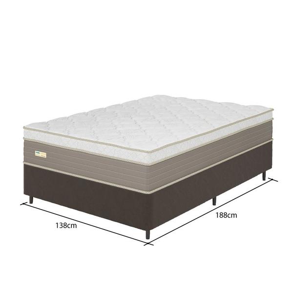 Imagem de Cama Box Casal 138cm Mola Ensacadas Ferrara Umaflex