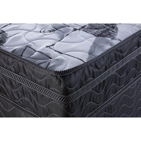 Imagem de Cama Box Casal 138x188x52cm Imperial Black Montreal