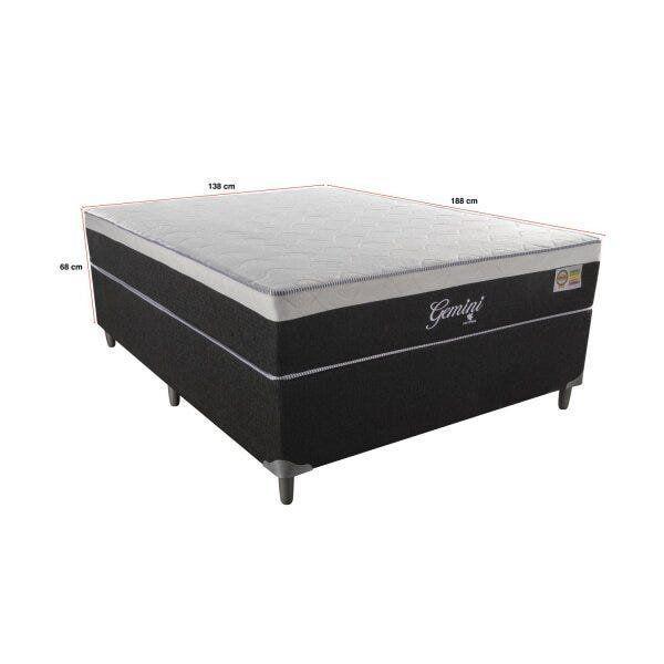 Imagem de Cama Box Casal 138x188x56cm Gemini Montreal