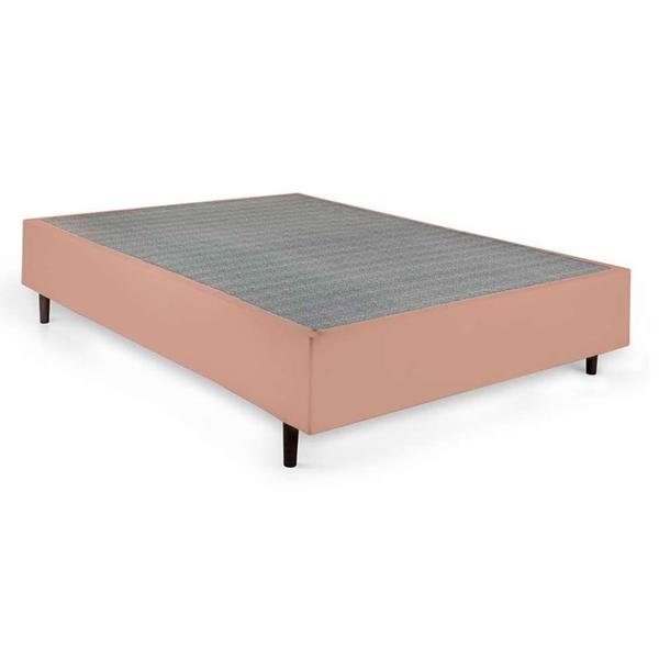 Imagem de Cama Box Casal Bege com Colchão Guldi Dream Mola Ensacada (30x138x188) e 2 Travesseiros Guldi Soft Nasa Cinza e Branco