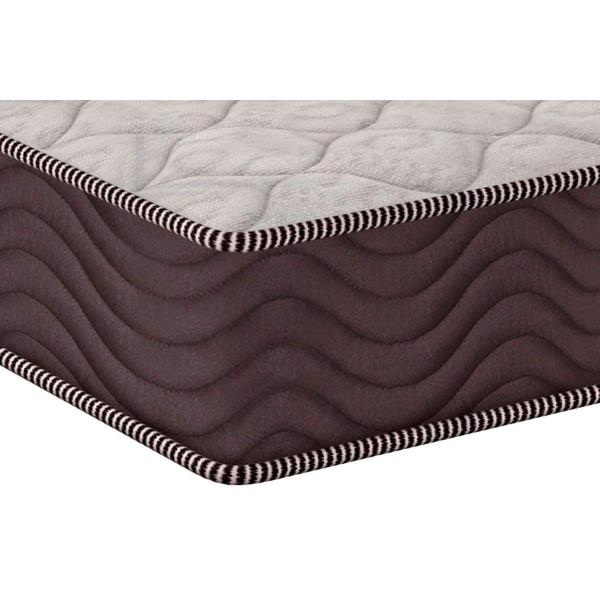 Imagem de Cama Box Casal: Colchão Anatômico Ortobom D28/EP  Airtech 60 + Base CRC Courano Brown(138x188)