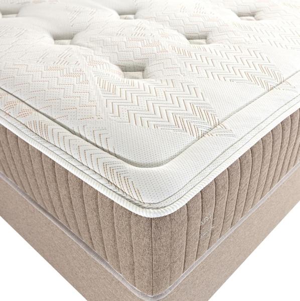 Cama Box Casal + Colchão Herval C1631 Molas Maxspring 138x188x72 Imagem de Cama Box Casal + Colchão Herval C1631 Molas Maxspring 138x188x72