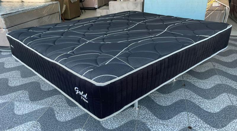 Imagem de Cama Box Casal de Molas Ensacadas Gold Prime Black da Bonno