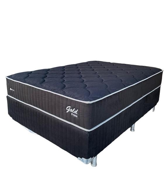 Imagem de Cama Box Casal de Molas Ensacadas Gold Prime Black da Bonno