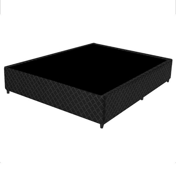 Imagem de Cama Box Casal e Colchão Molas Ensacadas Gazin Perola Negra 188cm x 138cm