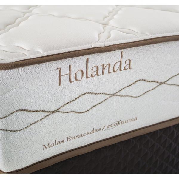 Imagem de Cama Box Casal Molas Ensacadas 138x188x32cm Holanda Herval