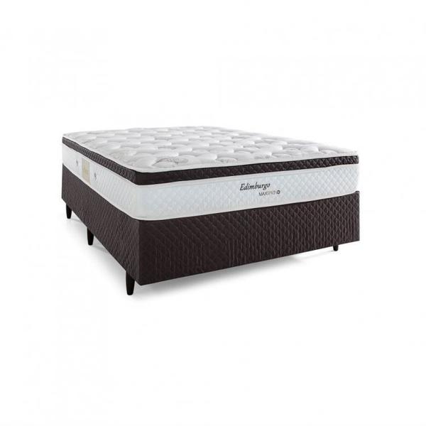 Imagem de Cama Box Casal Molas Maxspring 138x188x25cm Edimburgo Herval