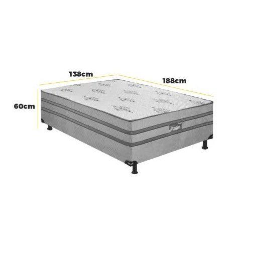 Imagem de Cama Box Casal Prestige Molas Ensacadas Ecotec