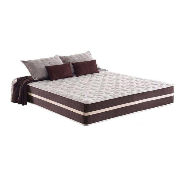 Imagem de Cama Box Com Baú Casal + Colchão De Molas - Comfort Prime - Classic Superlastic 138cm Branco