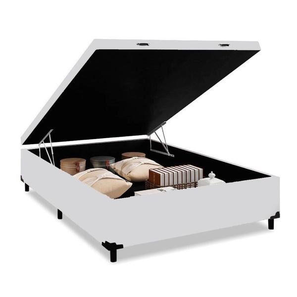 Imagem de Cama Box Com Baú Casal + Colchão De Molas - Comfort Prime - Classic Superlastic 138cm