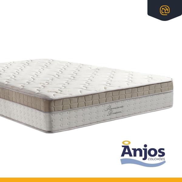 Imagem de Cama Box com Colchão de Molas Ensacadas Pillow In Anjos Premium Dream Casal 138cm