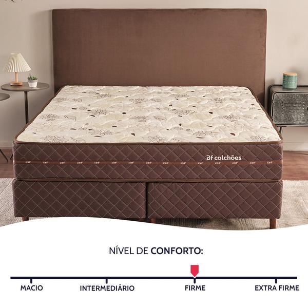 Imagem de Cama Box com Colchão King Ortopédico D33 198x203cm BF Colchões