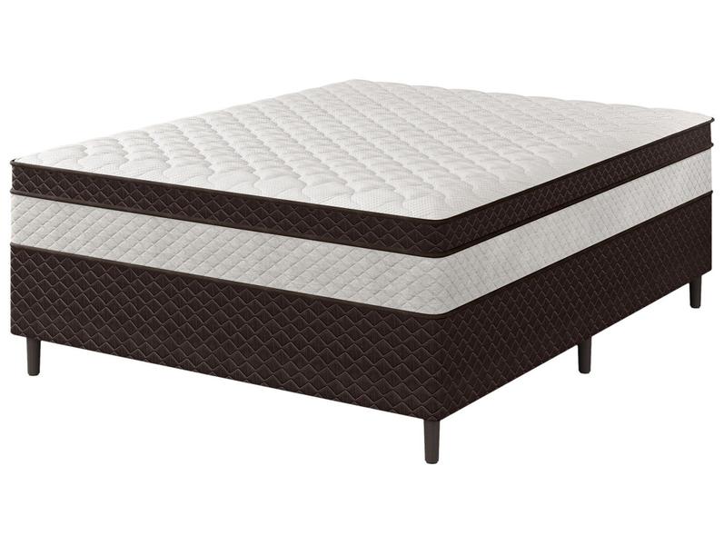 Cama Box Conjugada Casal Umaflex de Mola Ensacada 52x138x188cm Manu Cama Box Conjugada Casal Umaflex de Mola Ensacada 52x138x188cm Manu