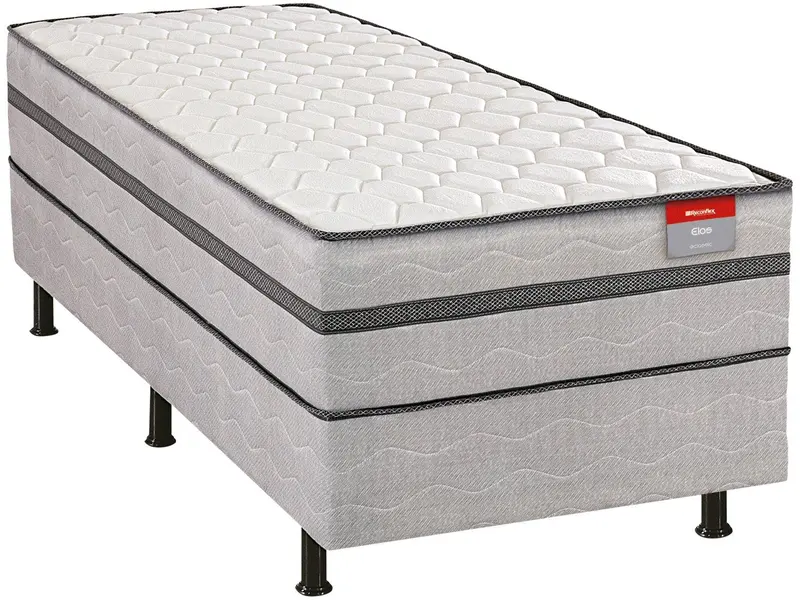 Cama Box Conjugada Solteiro Reconflex Espuma 65x88x188cm Elos