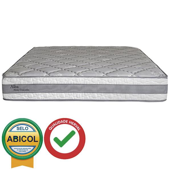 Imagem de Cama Box King Herval Alba, Molas Ensacadas, 65 x 193 x 203 cm