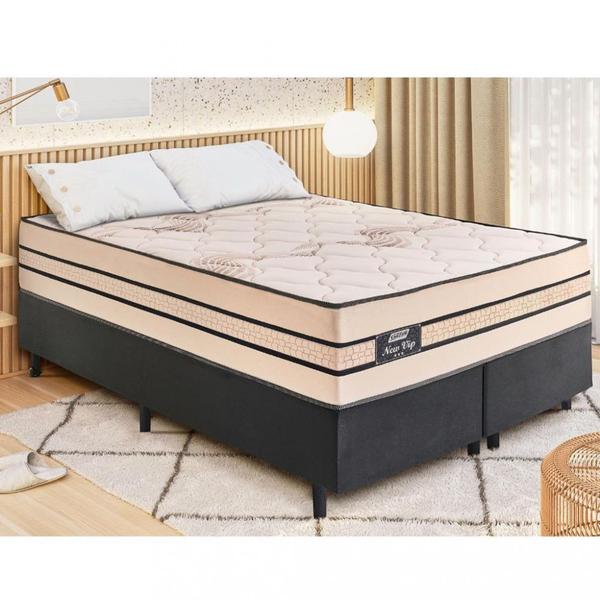 Imagem de Cama Box Queen 158cm Molas Ensacadas New Vip Gazin