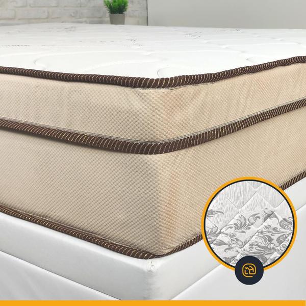 Imagem de Cama Box Queen + Colchão de Molas Ensacadas Gazin Airluc 158cm