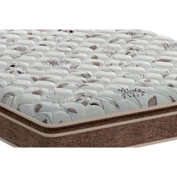 Imagem de Cama Box Queen: Colchão Espuma D45 Probel  ProDormir Advanced + Base CRC Suede Brown(158x198)