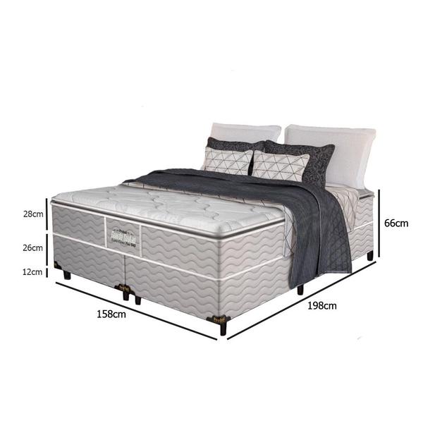 Imagem de Cama Box Queen Guarda-Costas Espuma D45 Probel 66x158x198