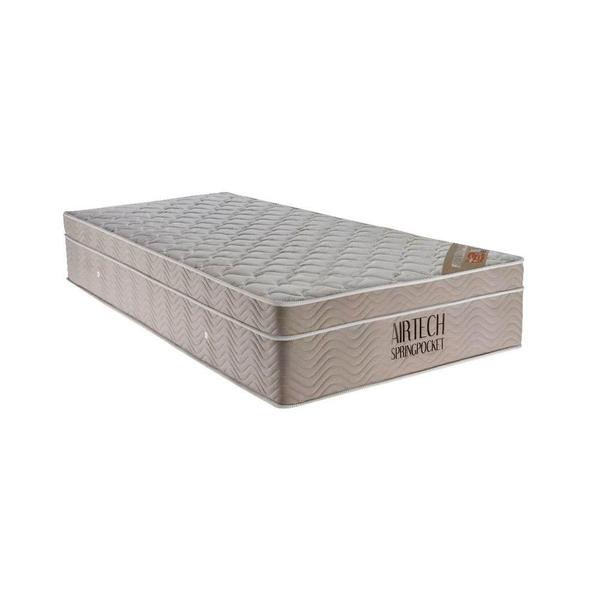 Cama Box Solteirão + Colchão Airtech Springpocket (108X198X61) - ORTOBOM Imagem de Cama Box Solteirão + Colchão Airtech Springpocket (108X198X61)
