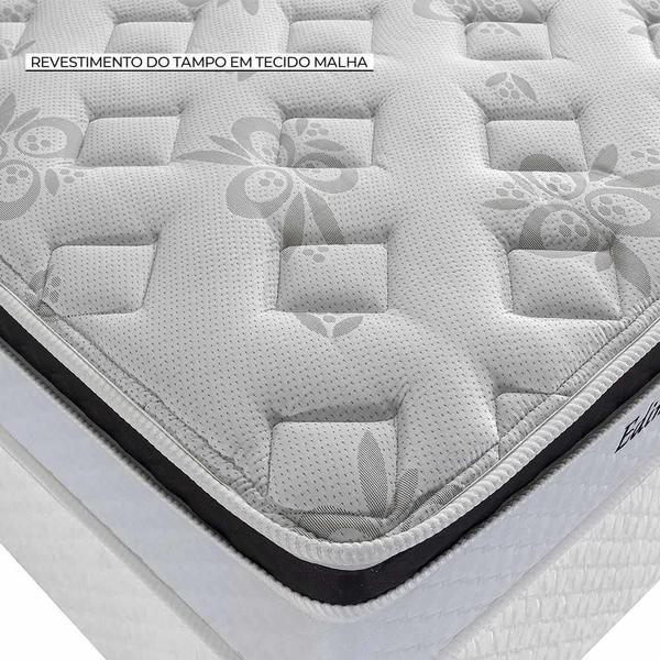 Imagem de Cama Box Solteirão Herval Edimburgo, Molas Maxspring, 64x96x203 cm