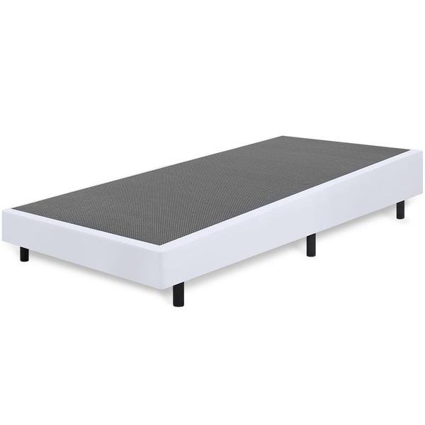 Imagem de Cama Box Solteiro Anti Refluxo Branco Inclinada 88x188cm BF Colchões