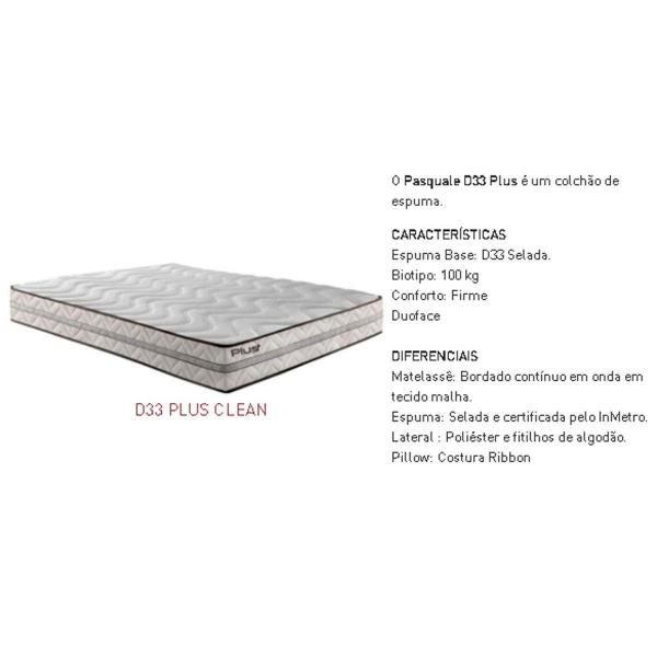 Imagem de Cama Box Solteiro: Colchão Espuma Paropas D33 Pasquale Plus + Base CRC Rústico Clean(88x188)