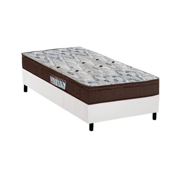 Cama Box Solteiro King + Colchão de Solteiro King Iso 150 D45 Ortopillow 96cm - Suporta até 120Kg - Ortobom Imagem de Cama Box Solteiro King + Colchão de Solteiro King Iso 150 D45 Ortopillow 96cm - Suporta até 120Kg