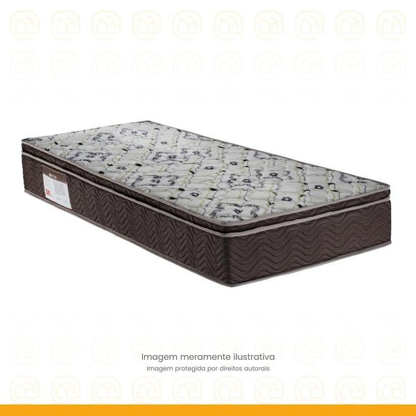 Imagem de Cama Box Solteiro King + Colchão de Solteiro King Iso 150 D45 Ortopillow 96cm - Suporta até 120Kg