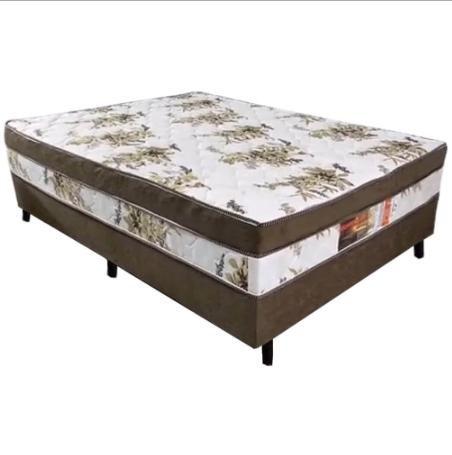 Imagem de Cama Box Sonho Bom Casal Ortopédica 138x188x60cm Nosso Sonho