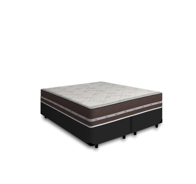 Imagem de Cama Box Super King + Colchão De Molas - Anjos - Classic Superlastic - 193x203x61cm