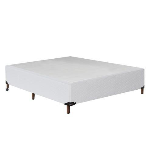 Imagem de Cama(BoxCasal+Colchão D-33)138x188x20 Tecido:Sintético-Branco