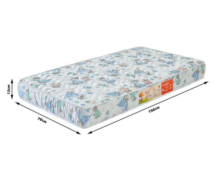 Cama caminha para quarto crianças meninos com colchão - Dullar Móveis Imagem de Cama caminha para quarto crianças meninos com colchão