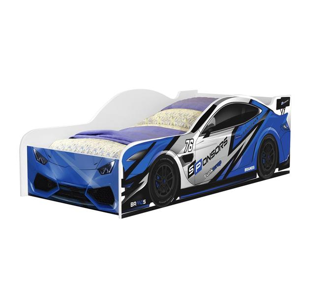 Cama Carro 11 Solteiro Adesivada VJ Móveis Imagem de Cama Carro 11 Solteiro Adesivada VJ Móveis