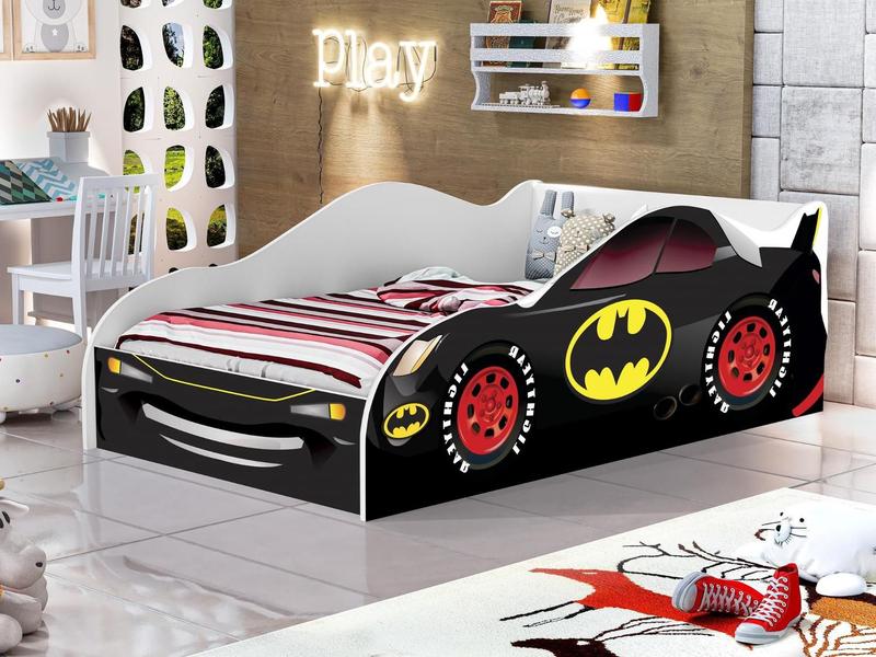 Imagem de Cama Carro Infantil Black Homem Morcego 100% MDF