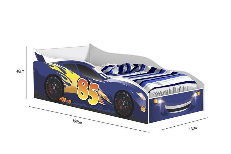 Imagem de Cama Carro Infantil Blue - Gabrielli Móveis